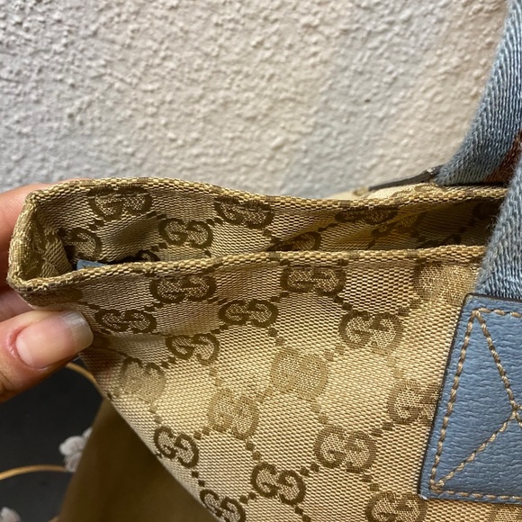SOLD!! ✨Gucci Gg Canvas Small Tote Bag✨ - Picture 6 of 16